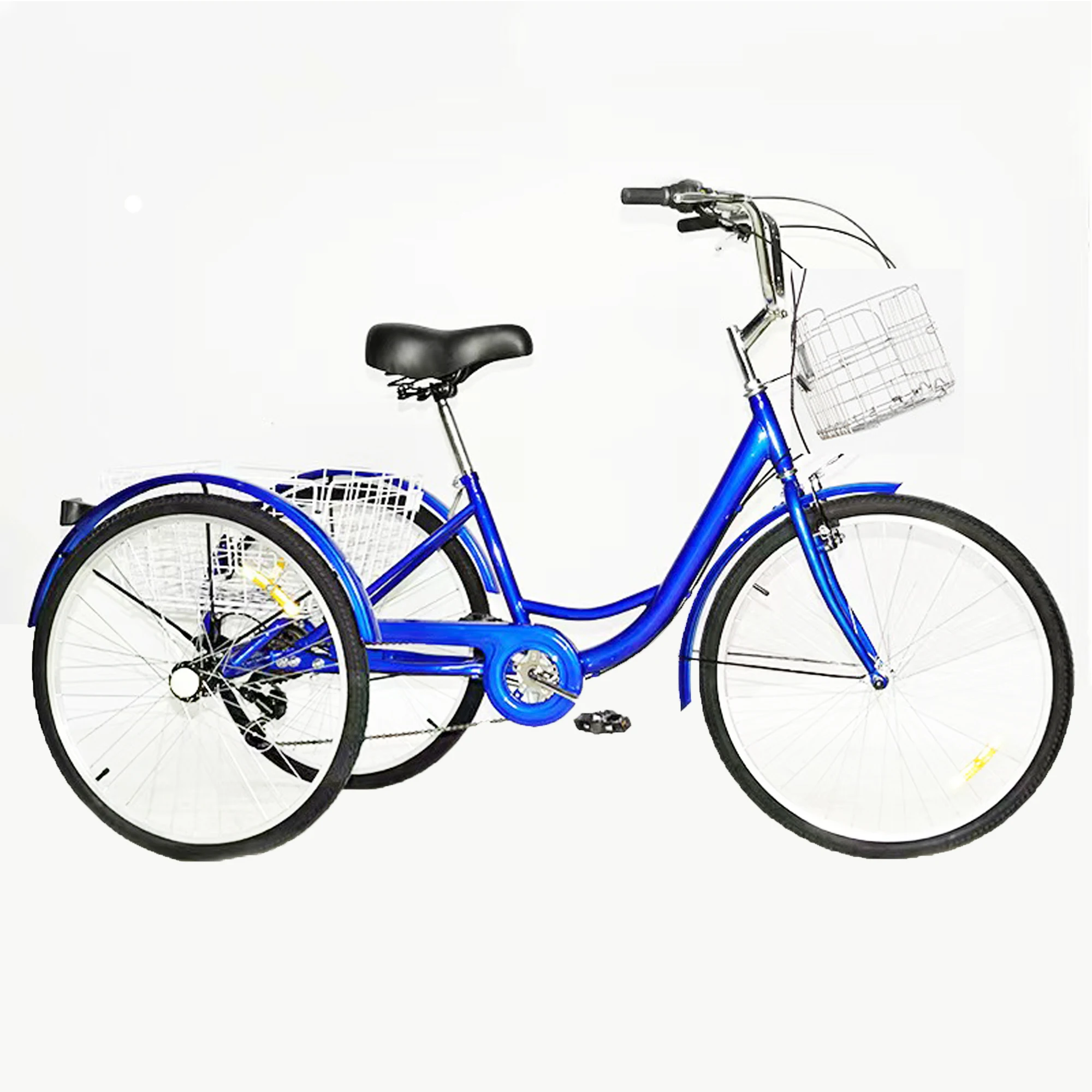 Factory Hot Sale 20/24/26inch Adults 7-Speed Tricycle 3 Wheels Bicycle