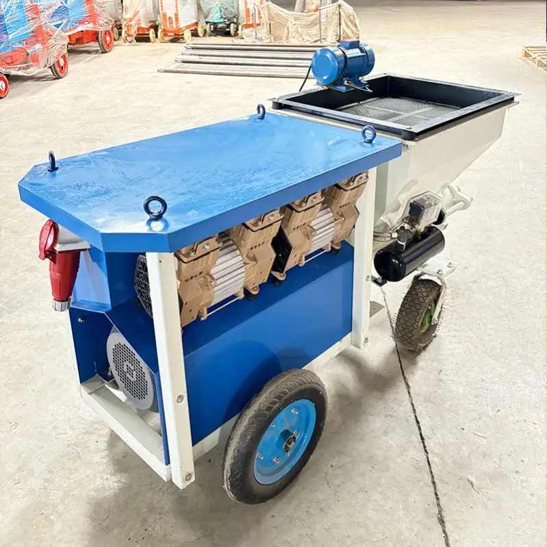 Multi-Functional Interior And Exterior Wall Powder Machine High-Power Cement Mortar Spraying Machine