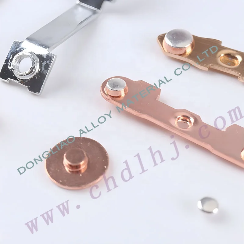 Top Quality Widely Used China Made Silver Contact Rivets for Relays/Wall Switches/AC Contactors