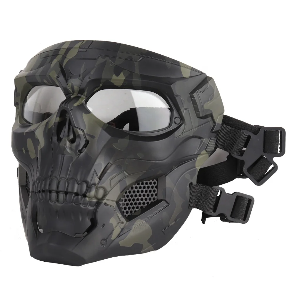 Skeleton messenger paintball tactical full-face mask AirosfX mask for sports games Halloween mask