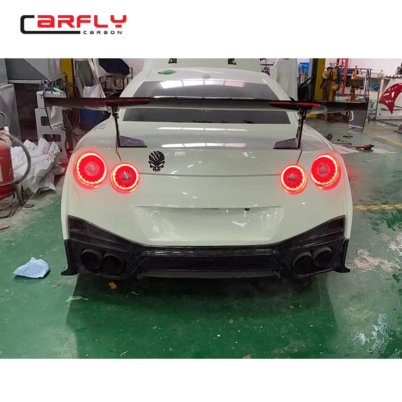 Rear Spoiler For GTR R35 Carbon Fiber Car Rear Wing