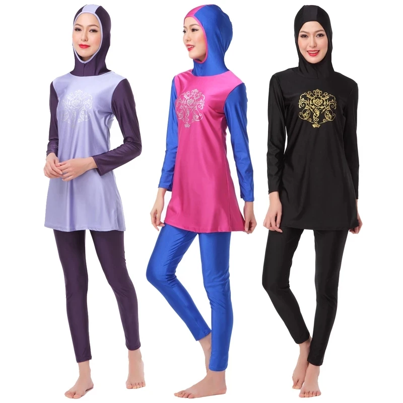Muslim luxury swimwear designer swimsuits famous brands Islamic swim suit women