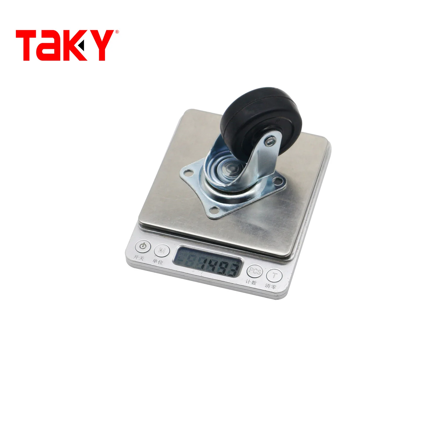 Furniture High Quality Steel Black Wheel White pp Plastic Swivel Caster Wheels