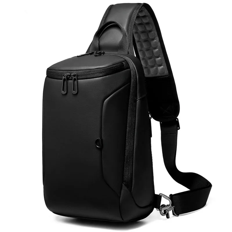 
Tendy Cross Body Bags for Men Chest Crossbody Bags PVC Waterproof Mens Shoulder Sling Bag 