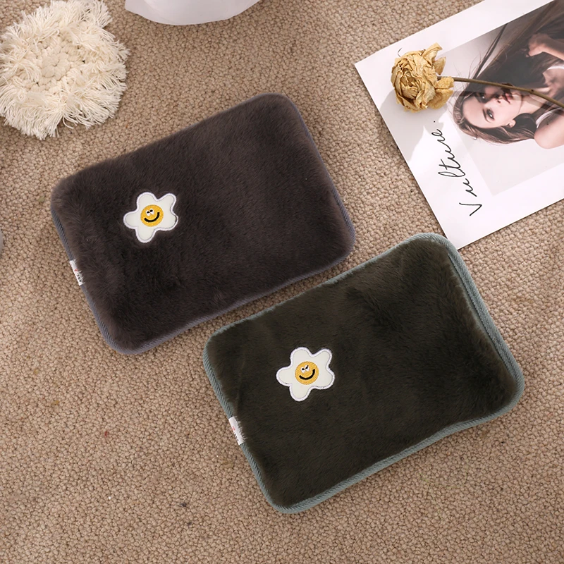 2021 hot sale rechargeable hand warmer Cute Fashion Plush portable electric hot water bag use in winter