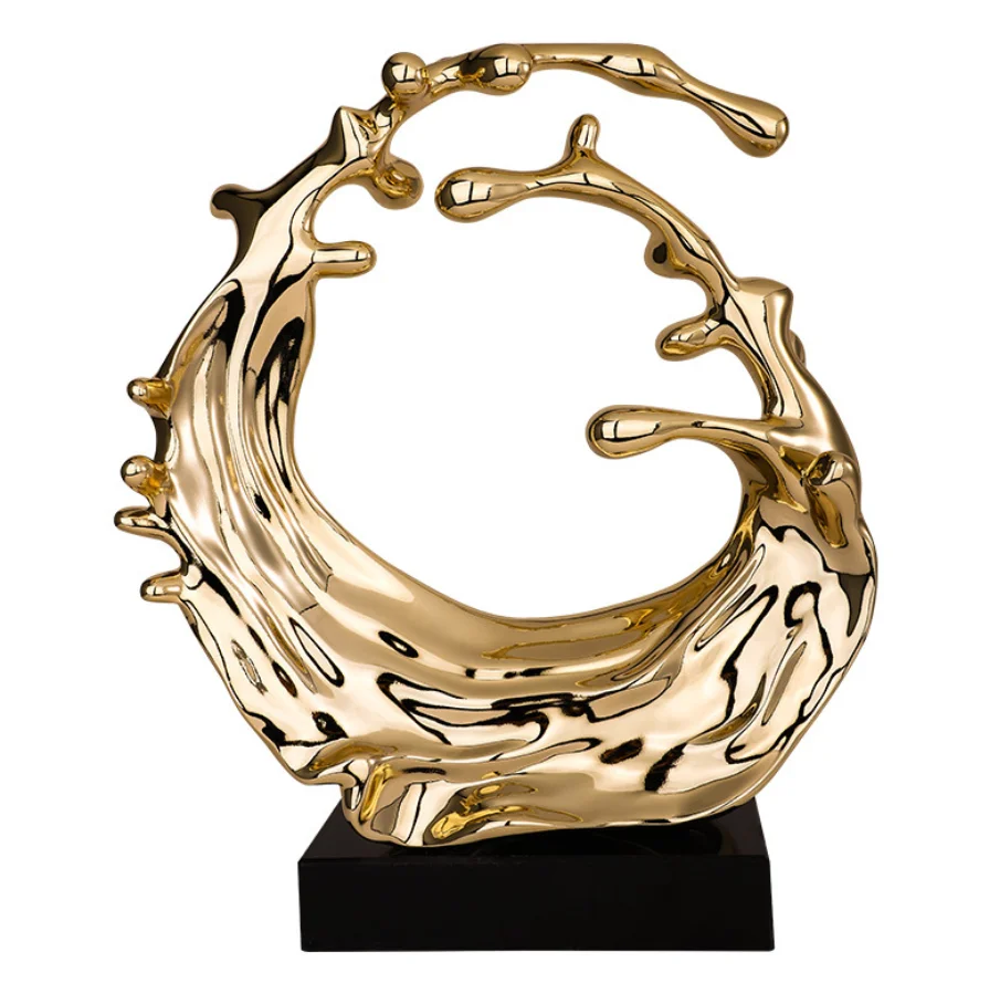 Abstract Sculpture High Quality Art Decoration Resin Sculptures With Base (1600437378022)