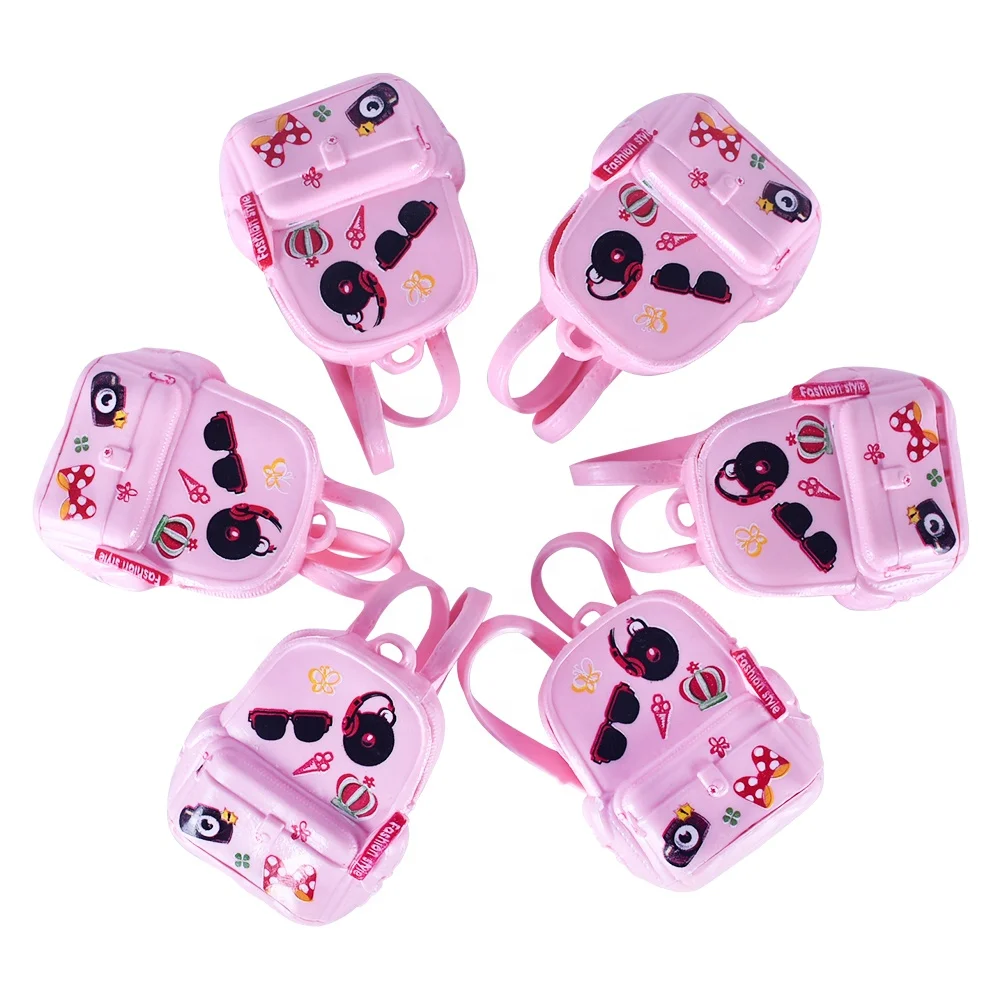 Doll School Stuff Mini School Supplies Doll School Accessories Mini Pink Doll Backpack