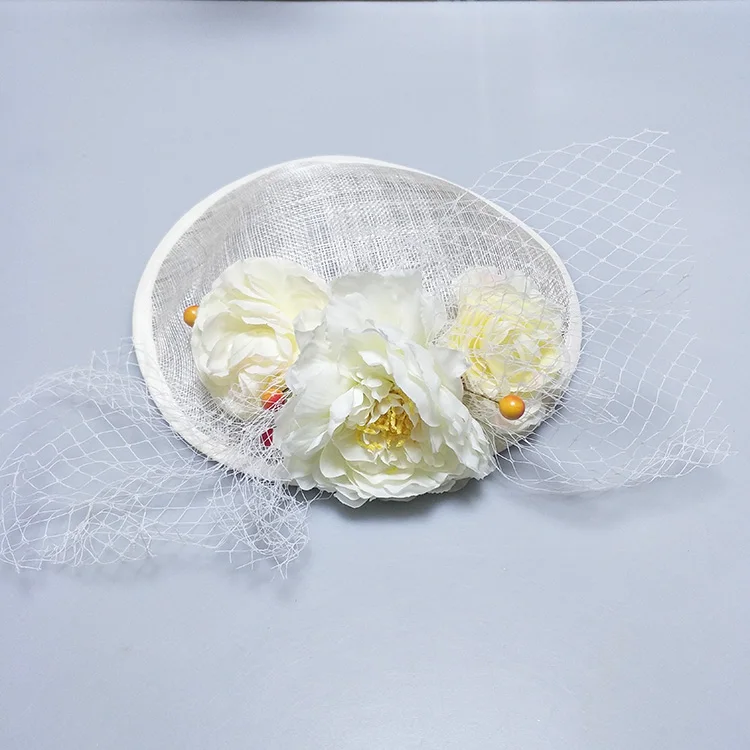 
British Ladies Wedding Derby Formal Feather Hair Clip Hat Fascinators Headband For Women 