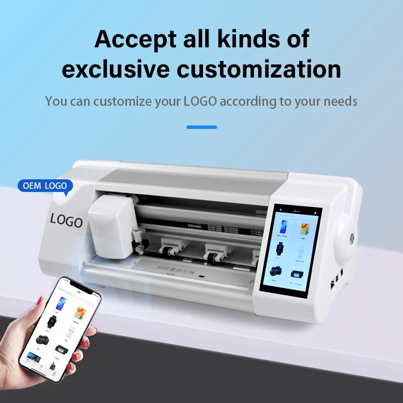 Manufacturing Fiber Laser Cutting Machines Tpu Film Sheet Phone Screen Protector Skin Cutter Machine