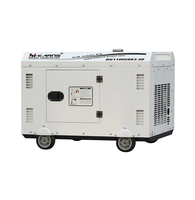 DG11000SE3 50HZ 60HZ 110V 220V 230V 380V 400V Equal Power silent type 10KVA 8KW 25kva silent diesel generator