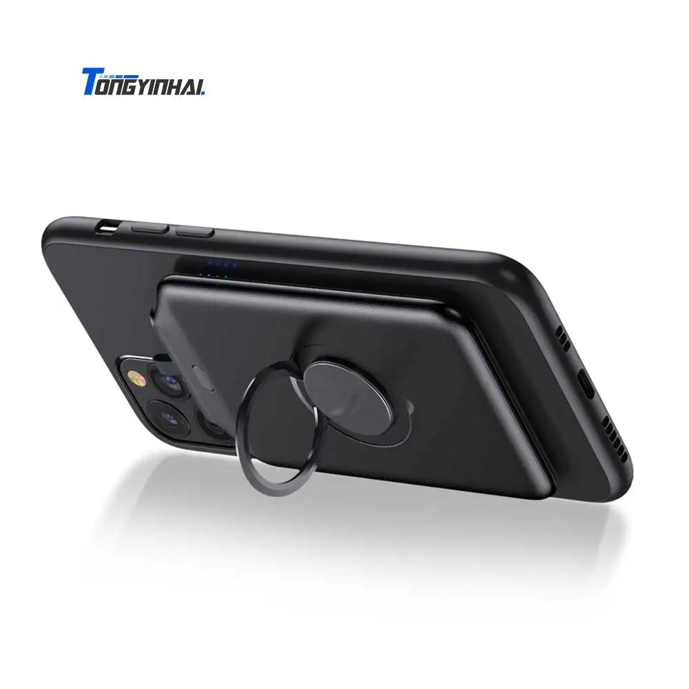 
Tongyinhai Latest technology new design portable mini size wireless power charger power bank 