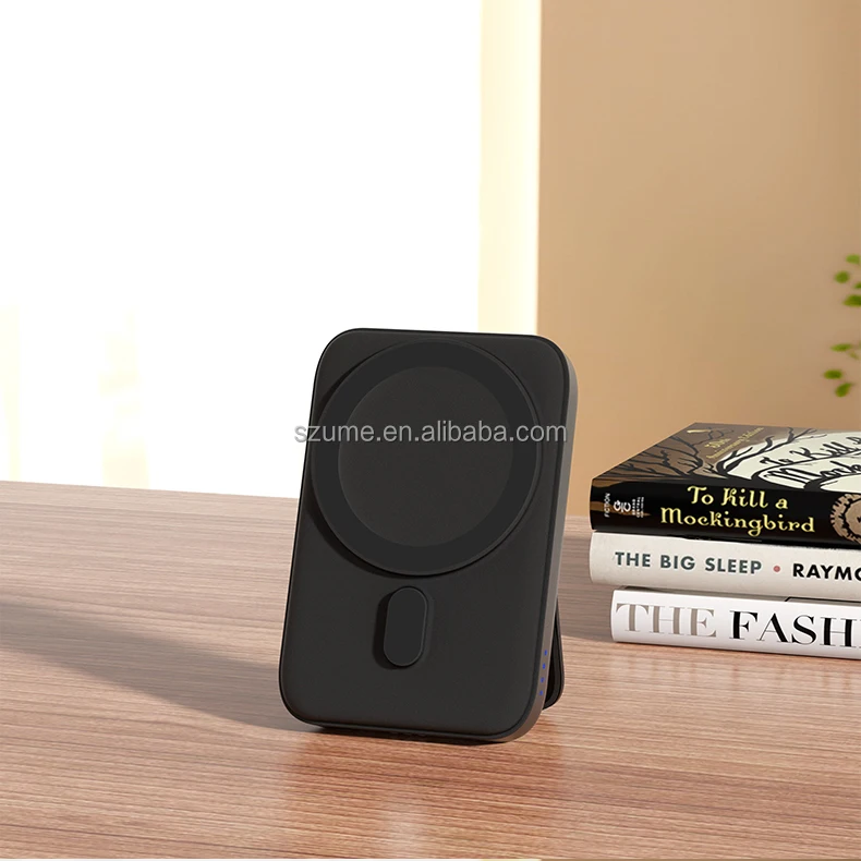 New Design 5-1 Foldable Magnetic Wireless Charger Bank 5000mAh Capacity Ready on Sale