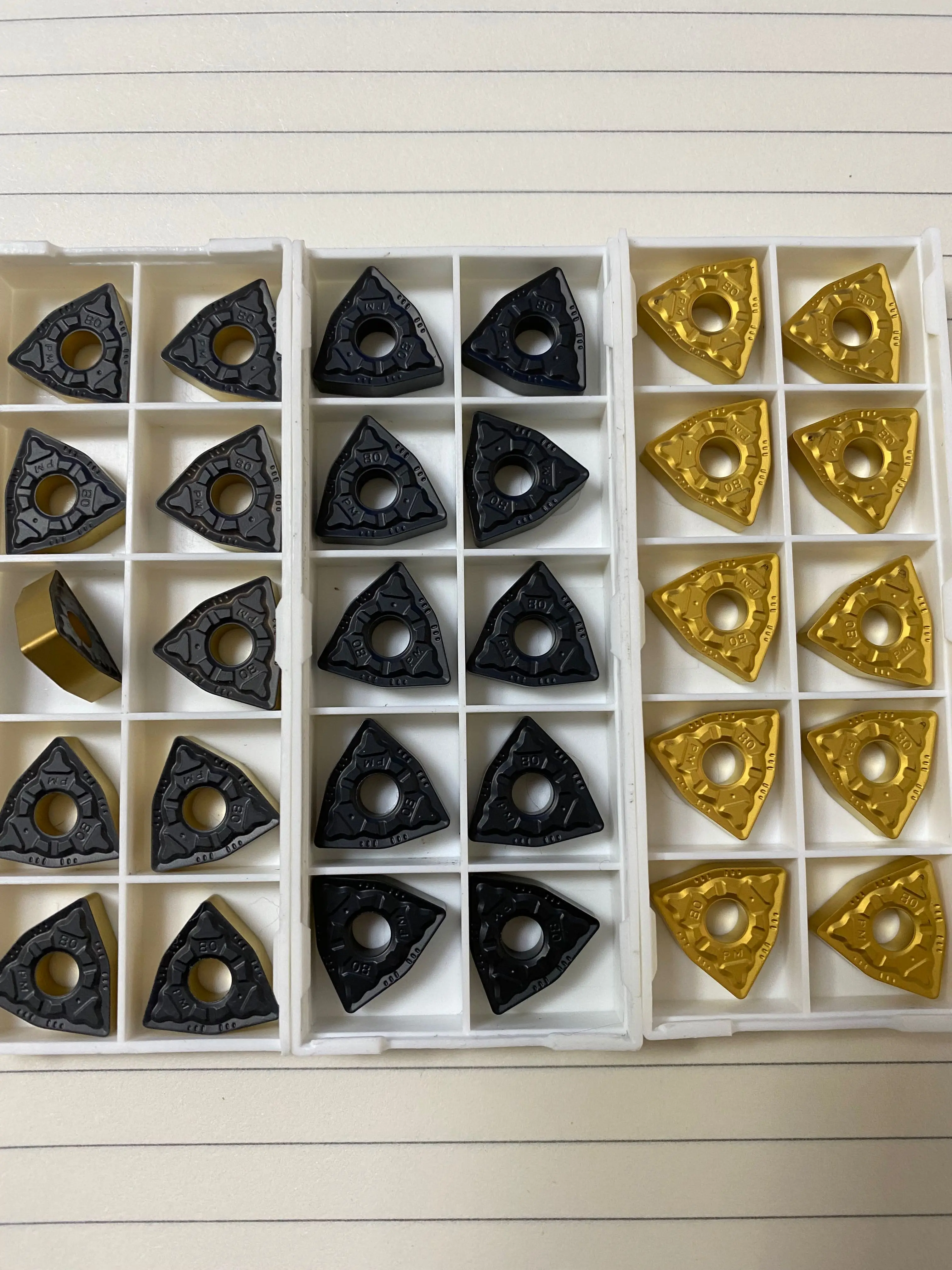 Wnmg/Wnmg080404/Wnmg080408/Wnmg080412-TM Tungsten Carbide Indexable Cutting Turning Insert for External Tool Holder