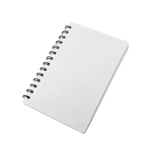 Sublimation blanks felt coated customized journals photo felt notebook with coil