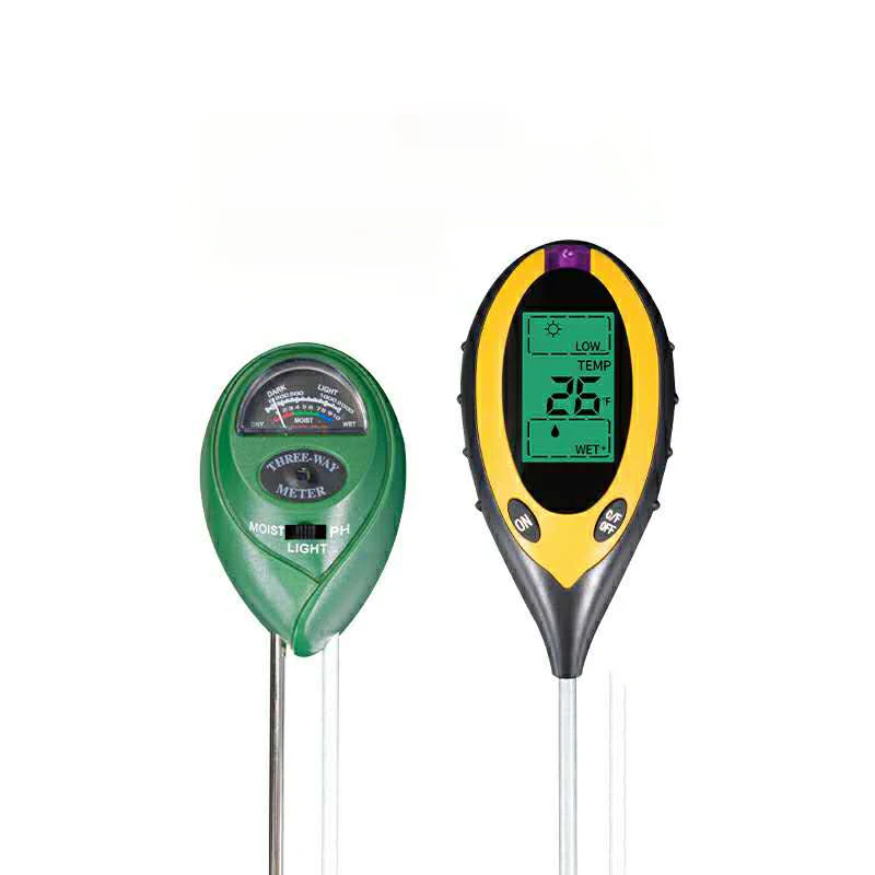 Цифровой детектор почвы 4 в 1 измеритель влажности с ЖК дисплеем