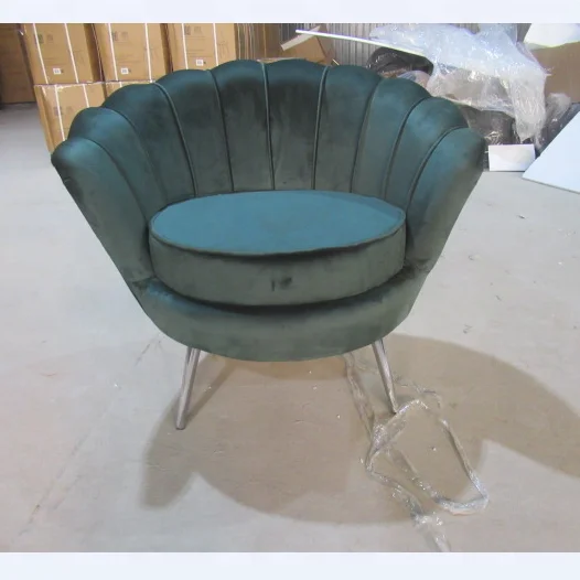 modern living room furniture single sofa club chair with velvet  sofa metal sofa home furniture