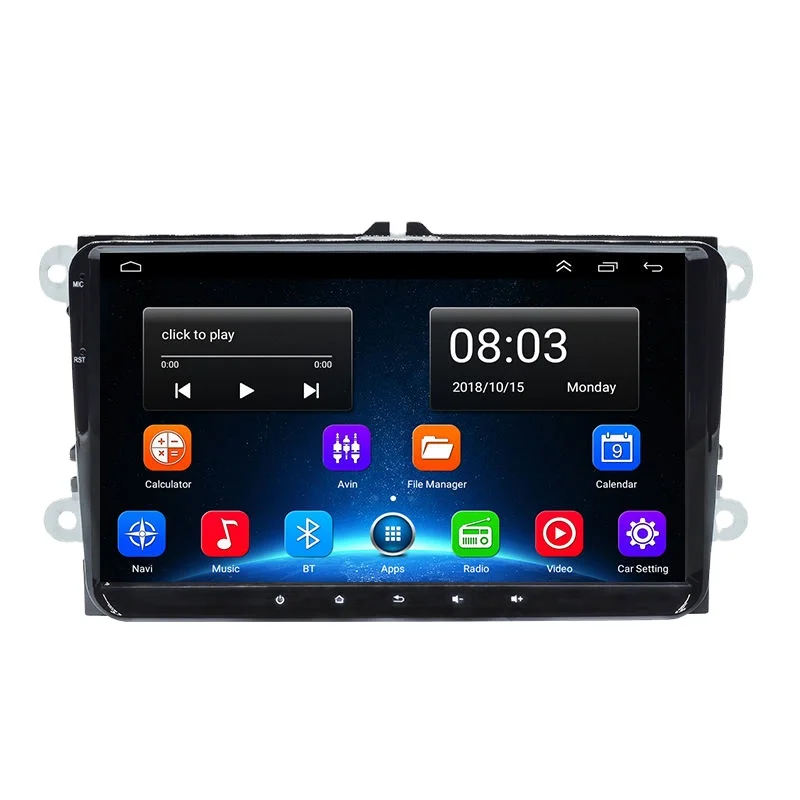 Автомагнитола Android 13 для VW Passat B6 B7 CC T5 Amarok Skoda Octavia2 Tiguan Seat leon Jetta Golf 56