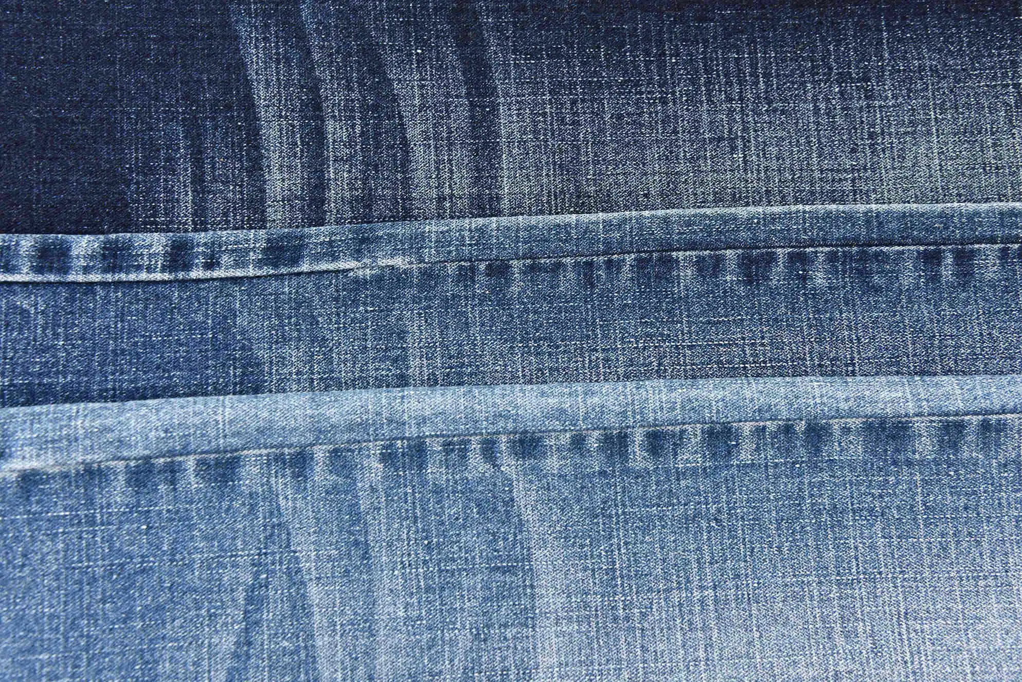 Factory direct sale viscose cotton polyester spandex crosshatch slub denim fabric for jeans