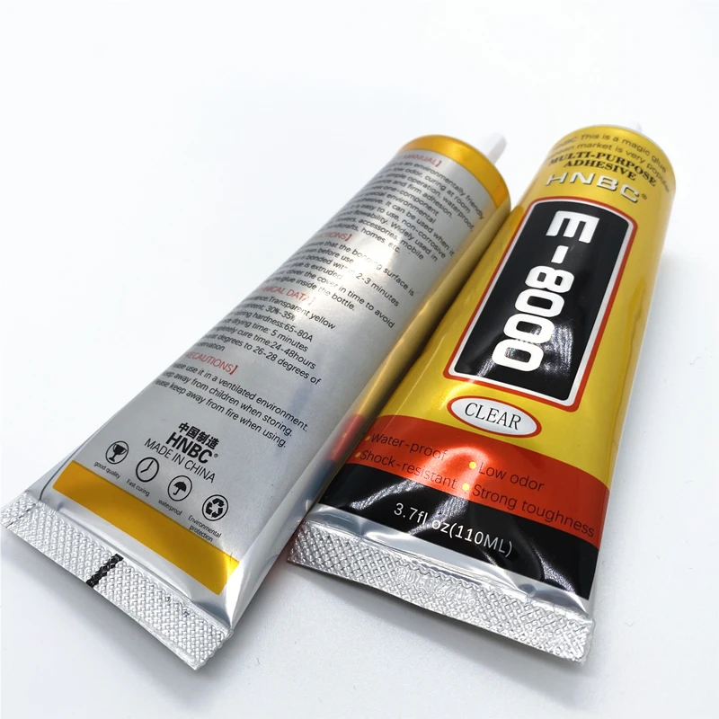 E8000 Glue 110ml Epoxy Adhesive Woodworking Glue for Footwear & Leather and Mobile phone screen repair