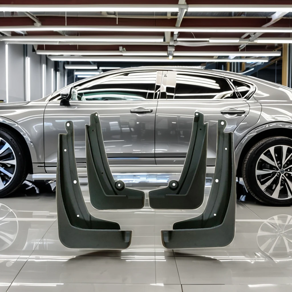 Suitable for Citroen DS7 2018-2024 Car Accessories Fender Flares Mudguards Mud Flaps Guard PP Material Mudguard