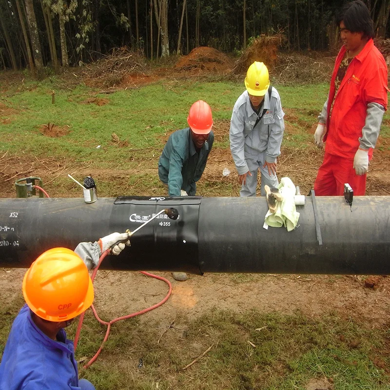 Oil and gas pipeline anticorrosive materials anticorrosive tape heat shrinkable sleeve pipe welding protection insulation