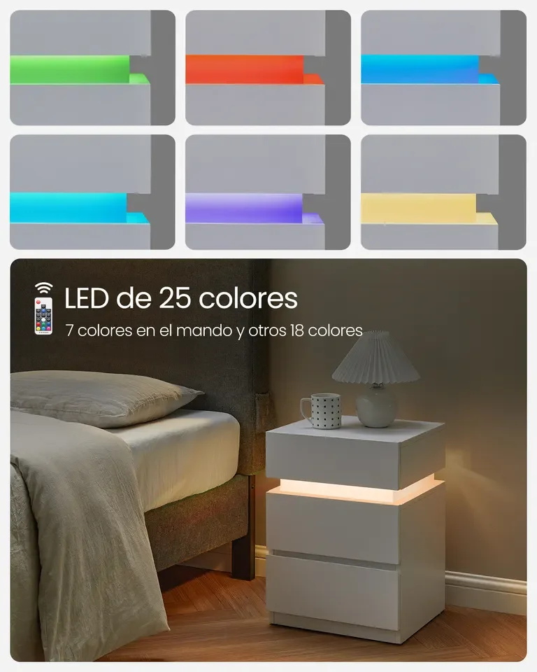 Smart Home Living Room Furniture Adjustable Colorful Storage Sofa Side Table Wood Modern