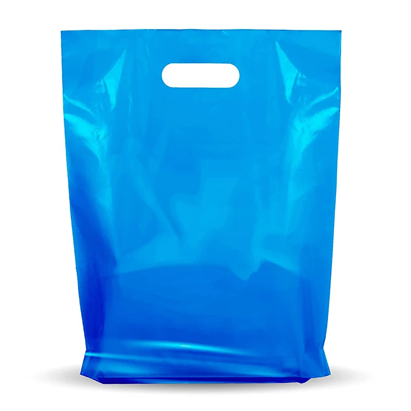 High Quality Die Cut Handles Merchandise Plastic Shopping Bags LDPE plastic bag gift bag