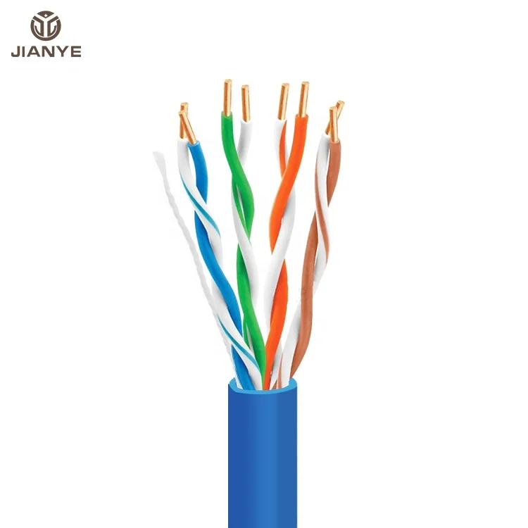  Оптовая продажа от лучшего производителя медный чистый 24AWG витой 4 пары UTP/SFTP патч-корд Cat5e/Cat6 сетевой