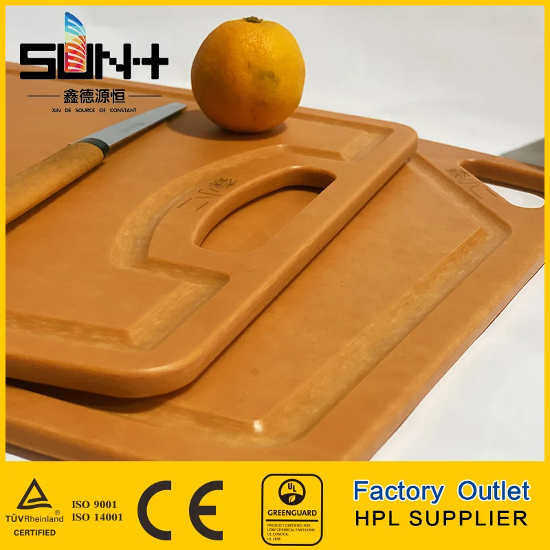 Высококачественный ламинат Антибактериальная разделочная доска HPL китайского производства
