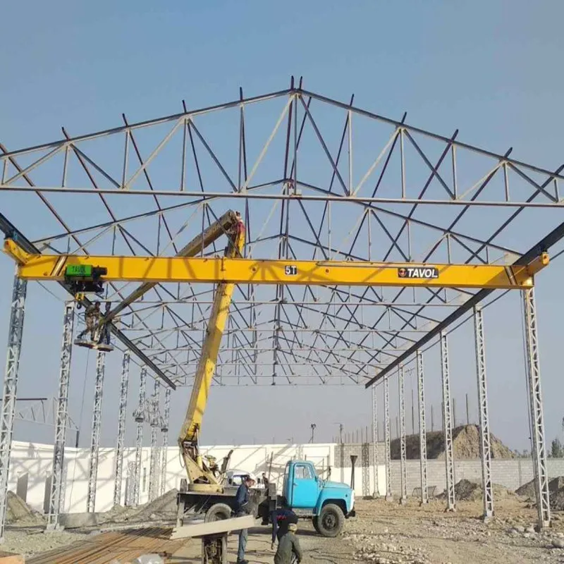 Мастерская с использованием однолучевого мостового крана