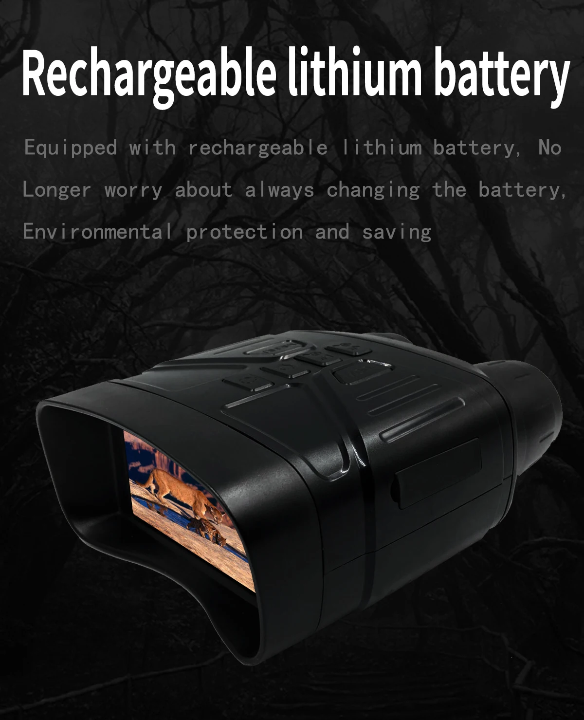 Zoom 200M All Darkness Distance Nightvisioni  Digital 1088P Visao Noturna Camara Termografica Night Vision Binocular