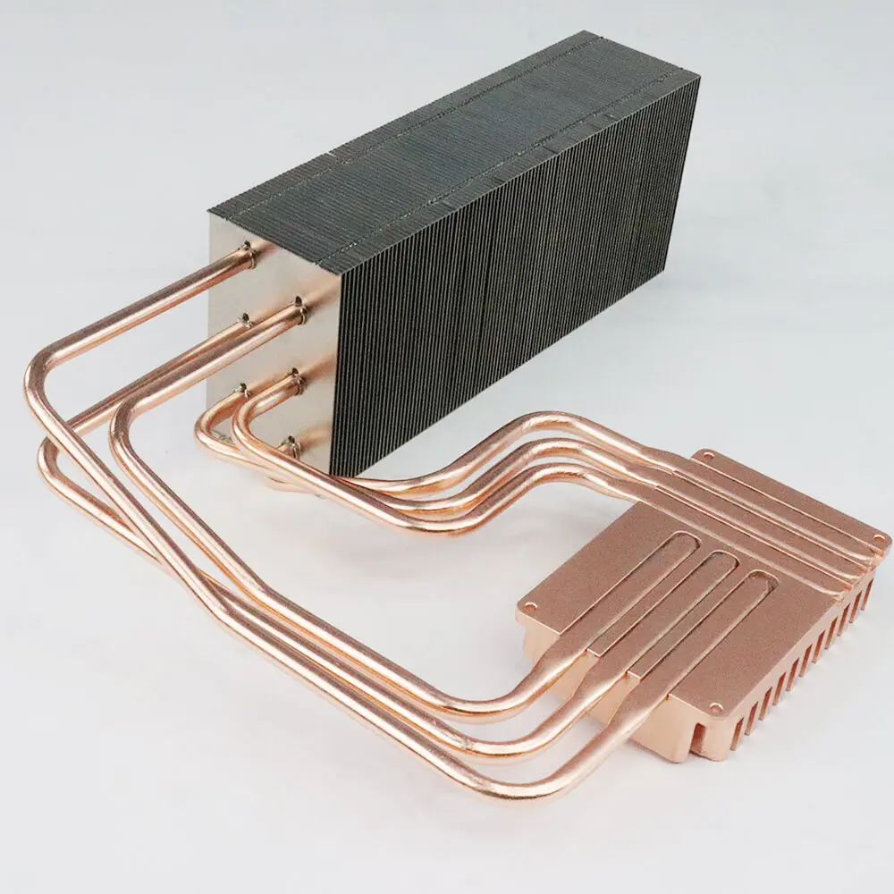 Pipe Heatpipe Heat Sink Aluminum Cooling Led Grow Light LED Copper Silver Round Aluminum Heatsink Headlight Led Aluminum Profile