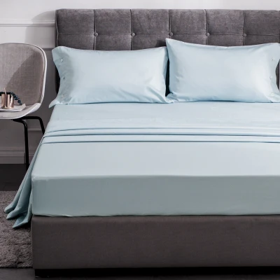 100% хлопок сплошной простыней на резинке постельное белье для взрослых чехол для матраса