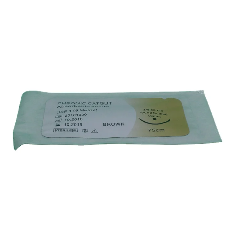 
Medical absorbable chromic catgut sizes suture 