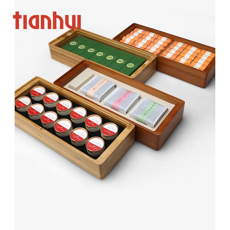 modern seamless custom made gift packaging tea box