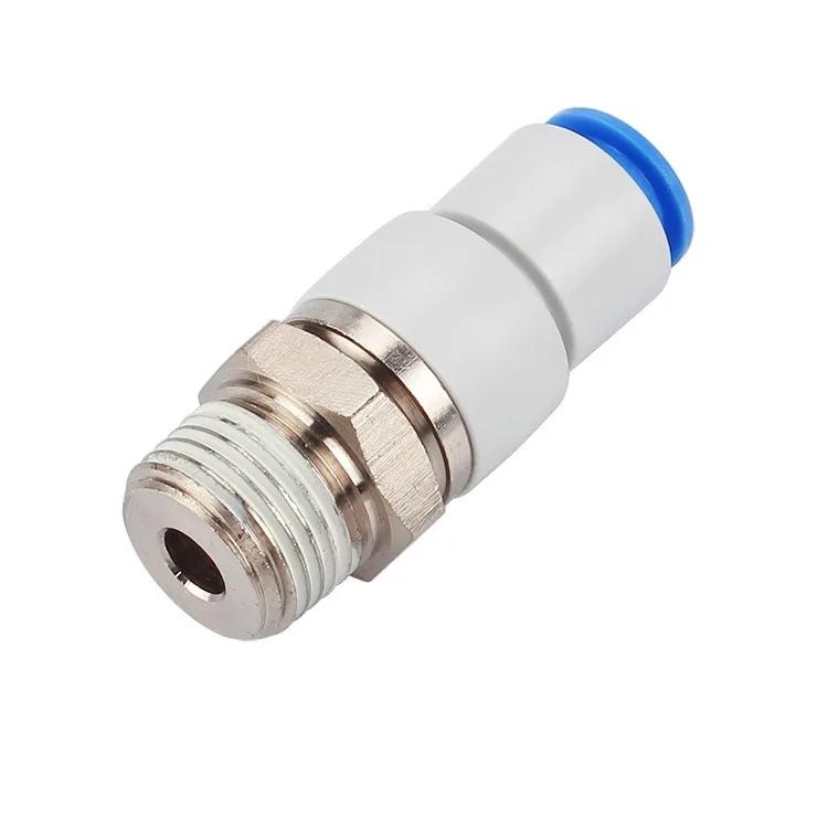 SMC type high-speed rotating tracheal joint KSH/KSL04/06/08/10/12-M5/M6/01/02/03/04S KSH/KSL Rotary fittings with ball bearing