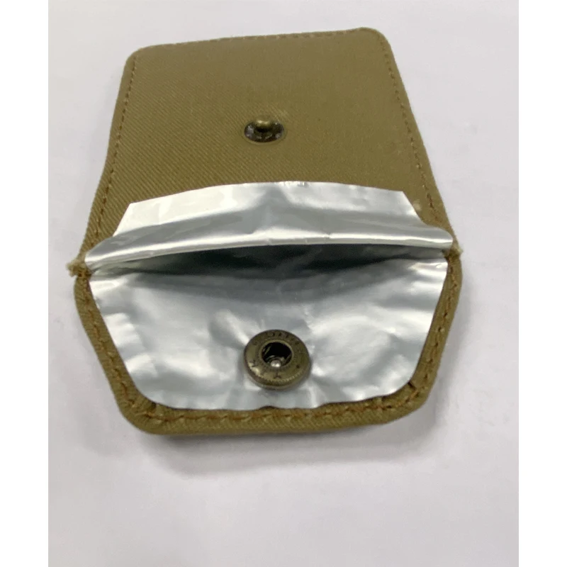 Wholesale Small Portable Custom Ashtray Bag ECO  Aluminum Foil Heat Resistant Cigarette Mini Square Pocket Ashtray Pouch