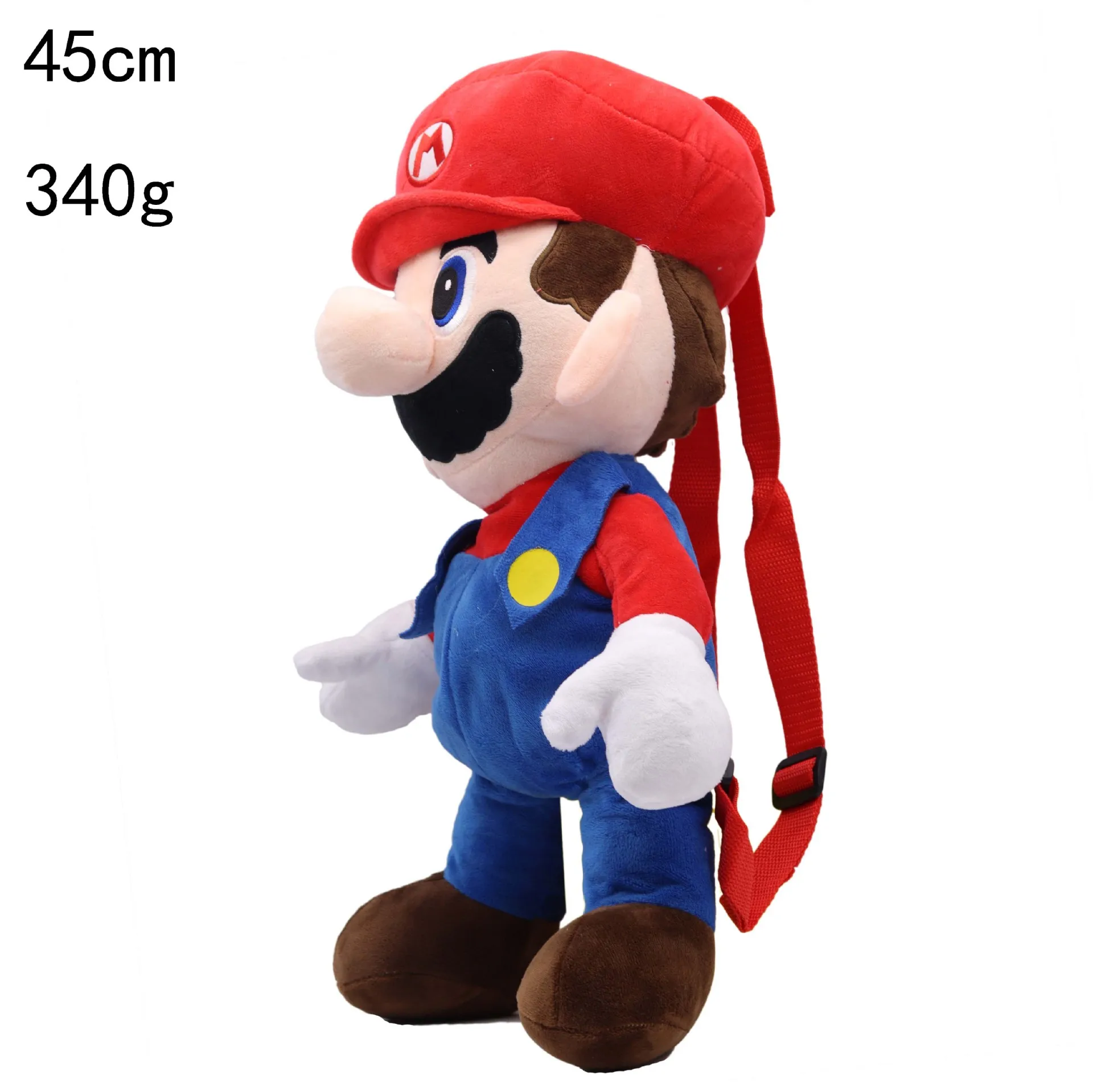 Hot Sale Famous Anime Figure Cartoon Character Mario Plush Backpack for Teenager