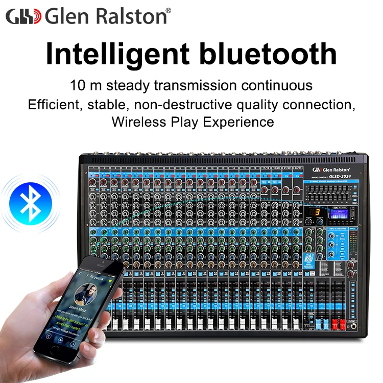 Glen Ralston GLSD-2032 Professional Dual Function Large Digital Audio Mixer