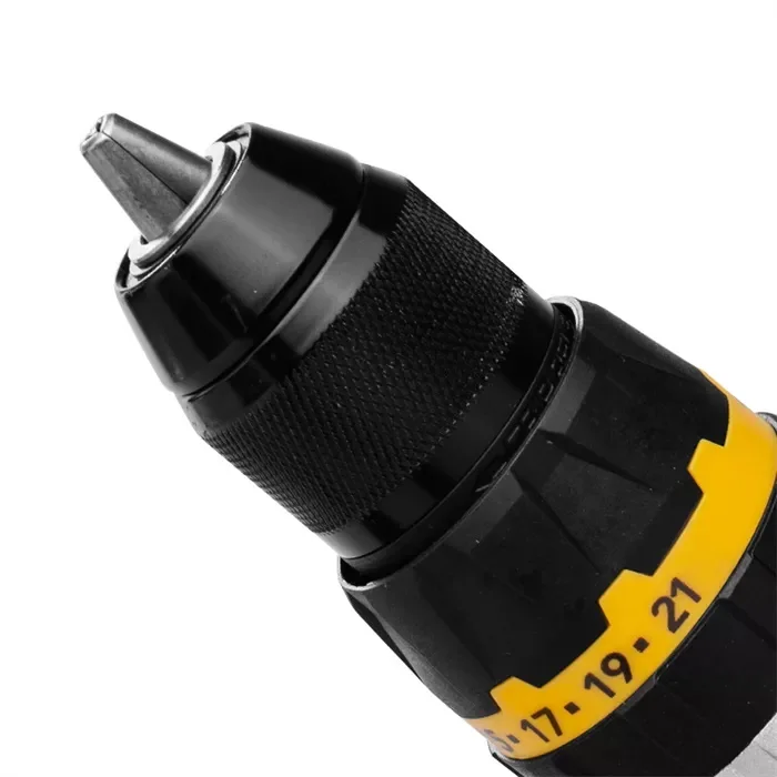 Good quality and powerful impact lithium electric drill 20v cordless brushless electric drill dual battery pack