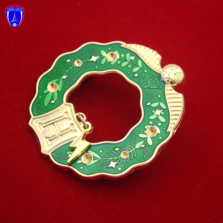 Изготовленный на заказ значок pin имя изготовленный металл брошь золотое покрытие твердым эмалиевым покрытием штырь отворотом с муфтой бабочки