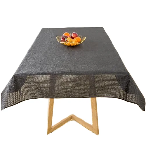 Eco-Friendly PVC Garden Table Cloth for Outdoor & Indoor Use Classic Round Oval & Square Fringe Wedding Home Use
