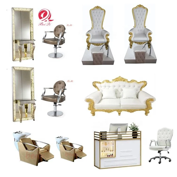 Wholesale salon furniture hairdressing wash chair shampoo bed