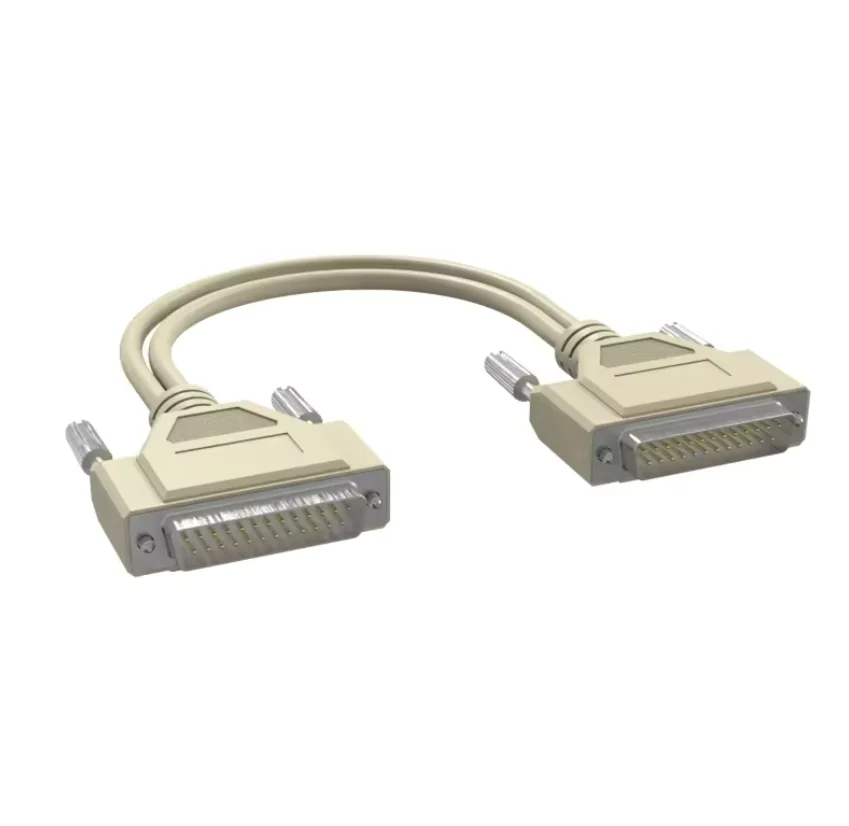 DB 25 Cable Male Extension Straight Through 25 Pin RS232 Serial Null Modem Cable Compatible Devices Computer TV Electronic