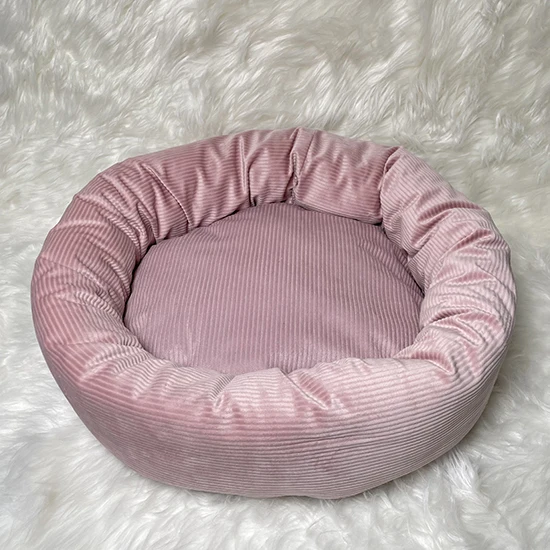 
Printed canvas square pet bed calming dog beds eco friendly pet bes 