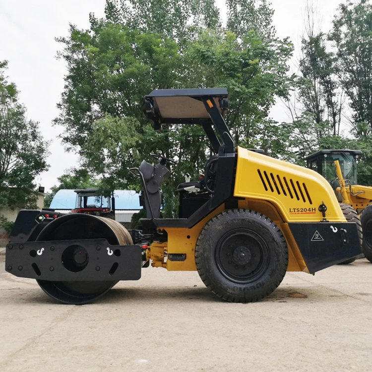 Дорожная машина 4Ton 35HP LTS204H Вибрационный барабанный Ролик в наличии для продажи