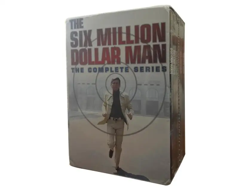 THE SIX MILLION DOLLAR MAN The Complete Series 33 Discs Factory Wholesale DVD Movies TV Series Cartoon Region 1/Region 2 DVD