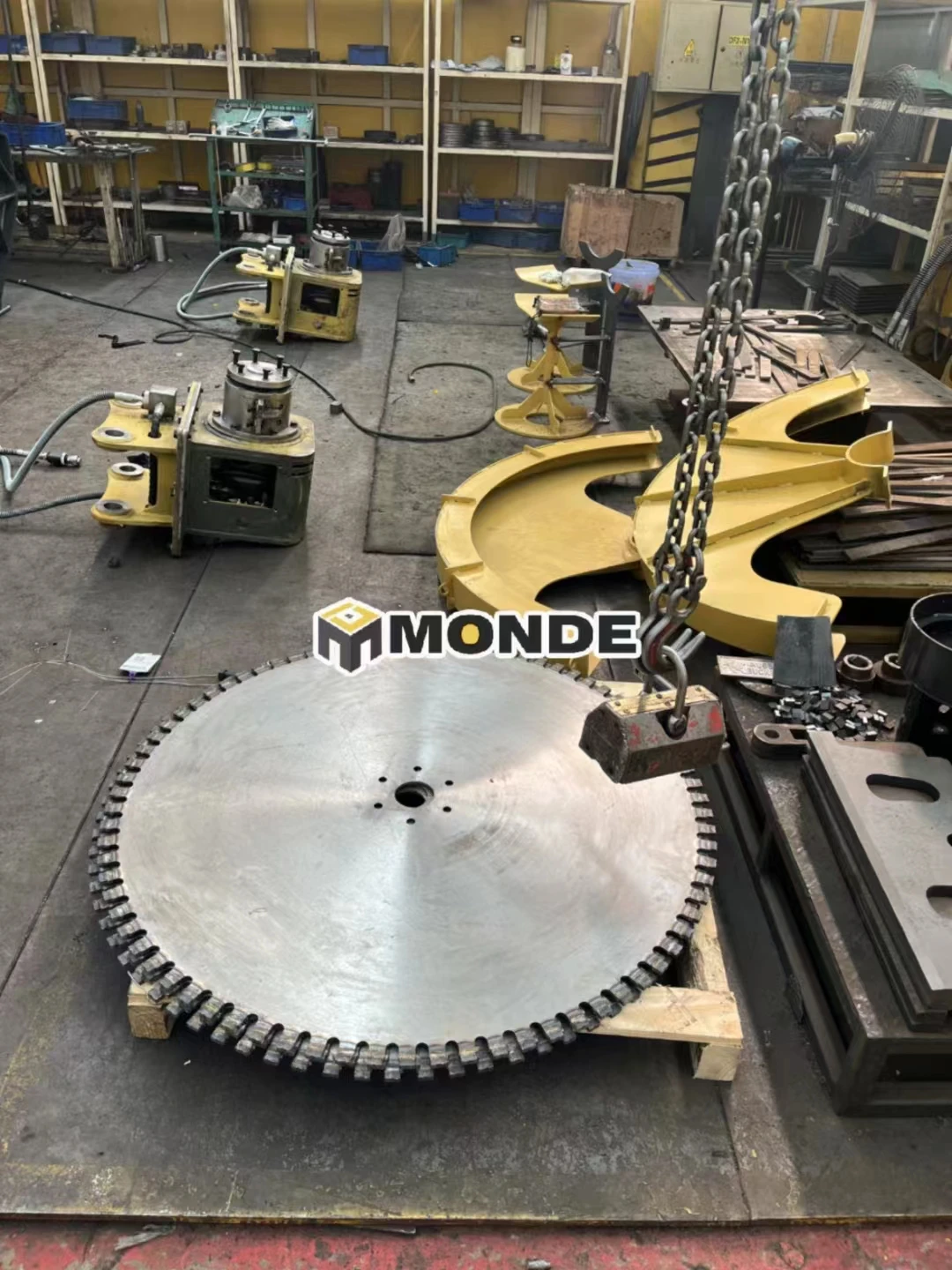 MONDE Excavator Rock Saws Designed for Cutting Hard Rock Sandstone and Concrete