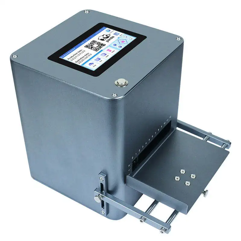 12.7mm Multi Language Features Manual Printing Desktop Inkjet Printer with One Key Static Printing Desktop Inkjet Printer