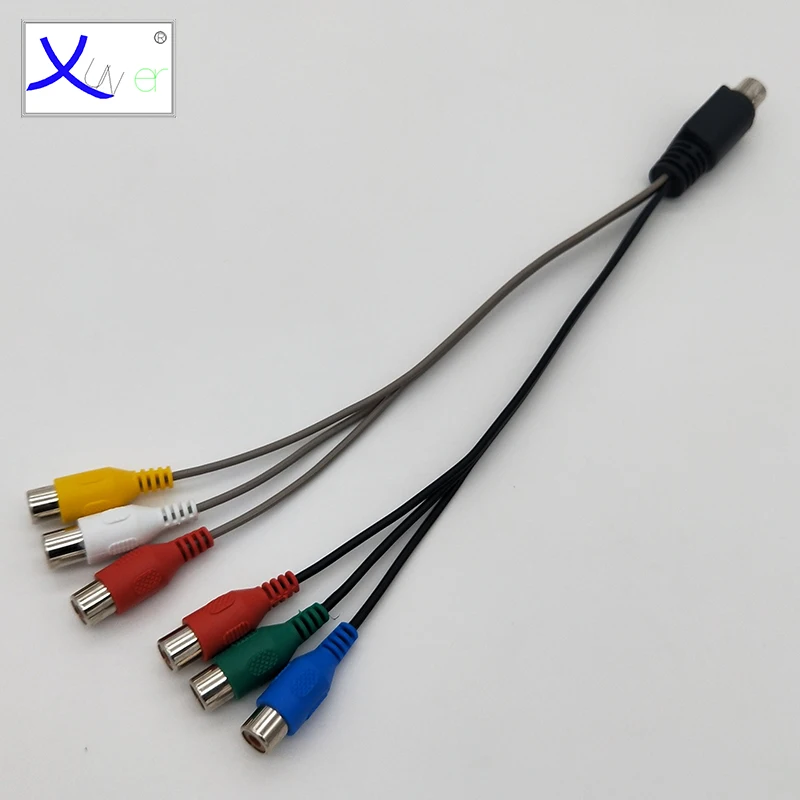 10 PIN Din Male to RCA Female Cable for Electrophonic Bang & Olufsen, Naim, Stereo Systems